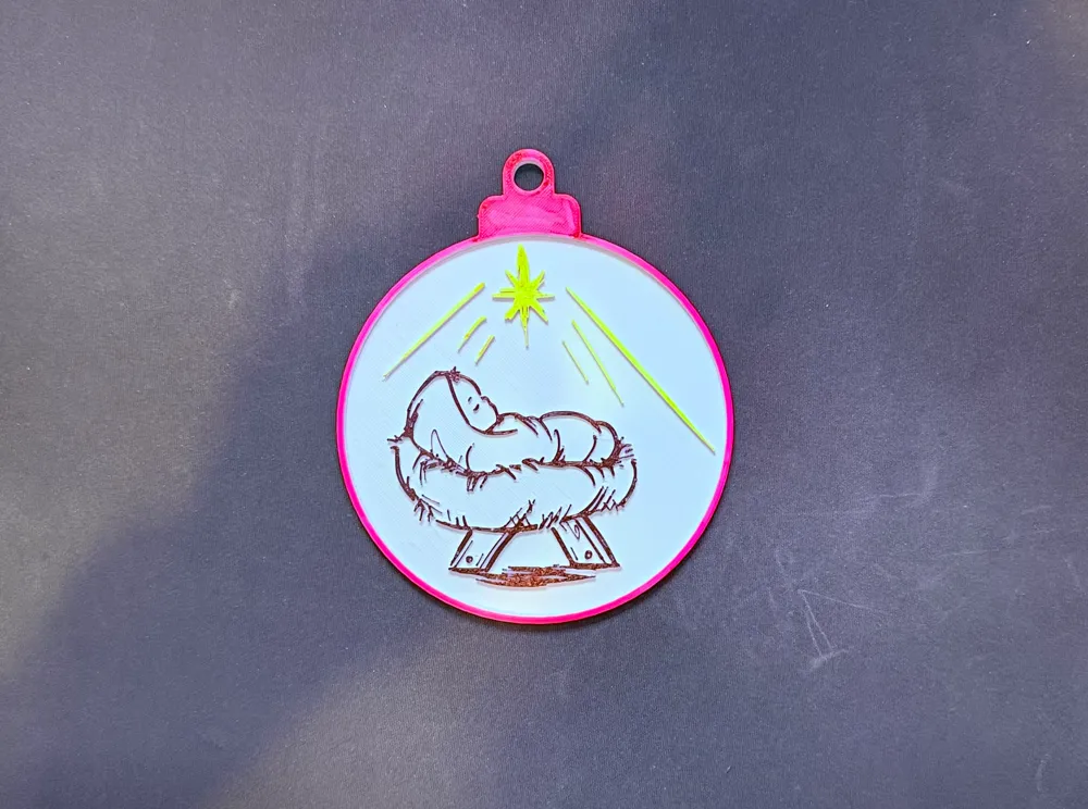 Baby Jesus Ornament, photo 2 of 4 - Christian Decor & Crosses, christmas