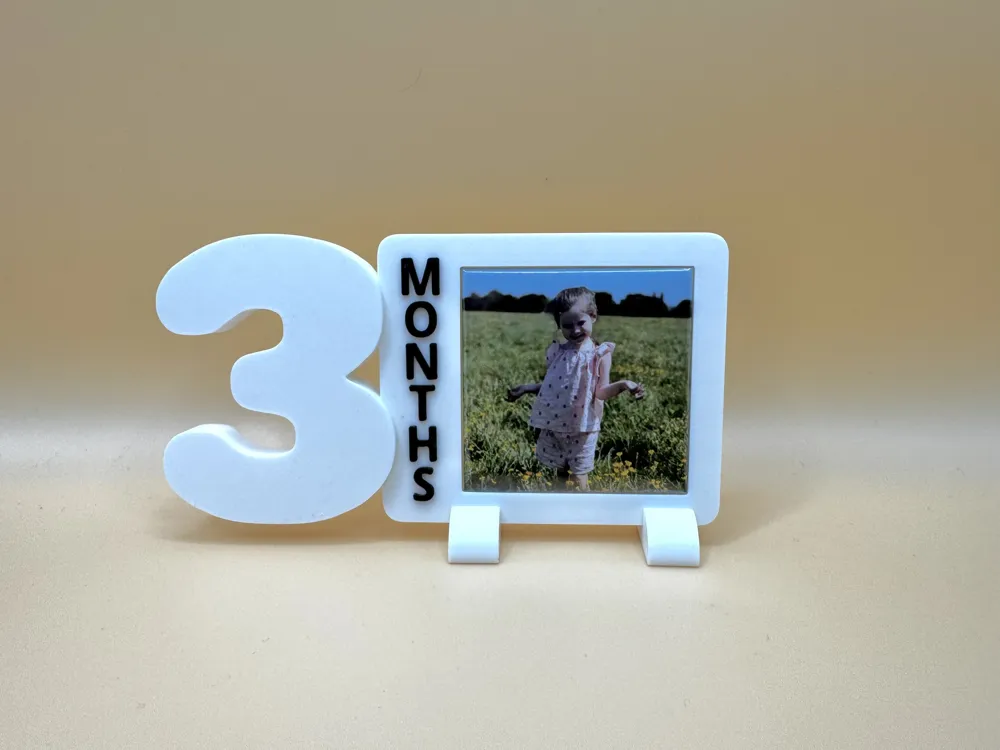 Baby Months Collection | 2x2 Photo Magnets Frame, photo 4 of 4 - Baby Months Collection | 2x2 Photo Magnets Frame Gifts & Occasions