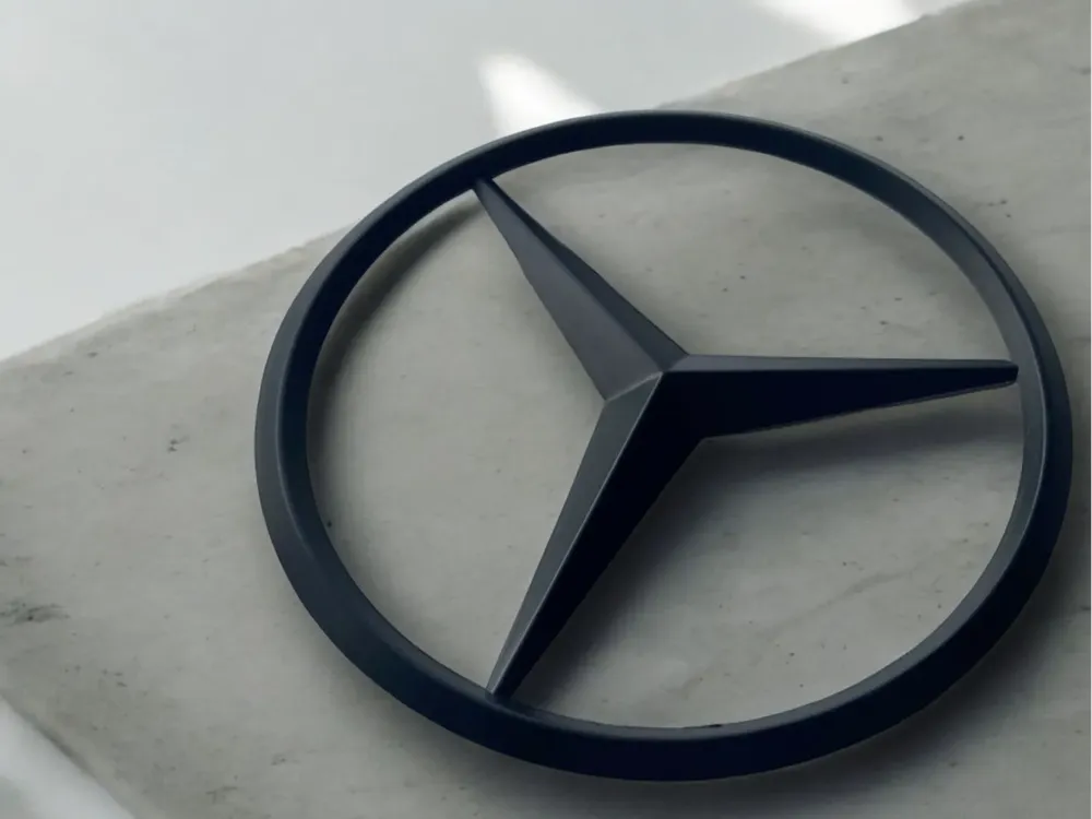 Badge - Mercedes, another view - Car Badges & Emblems, emblem