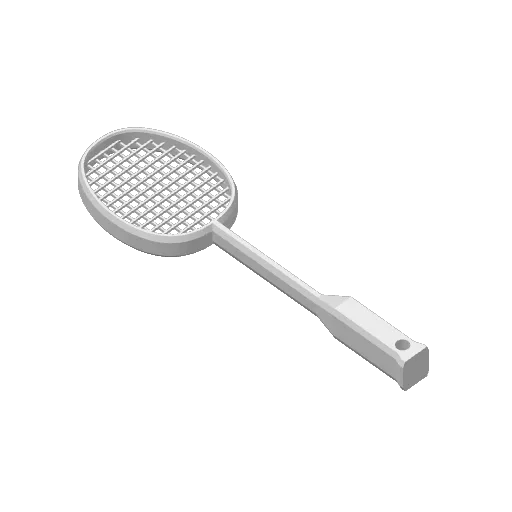 Badminton racket Keychain, photo 4 of 4 - Badminton racket Keychain Art