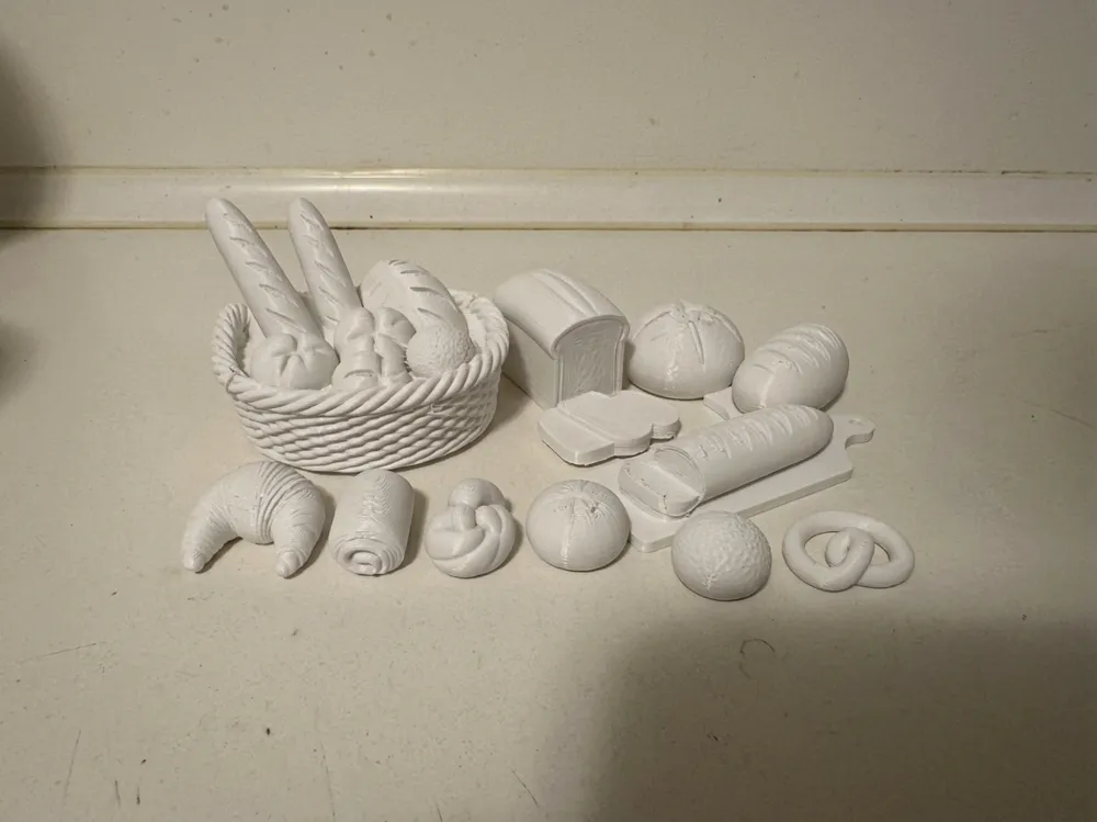 Bakery Bread & Pastry Set, photo 3 of 4 - Bakery Bread & Pastry Set Miniatures