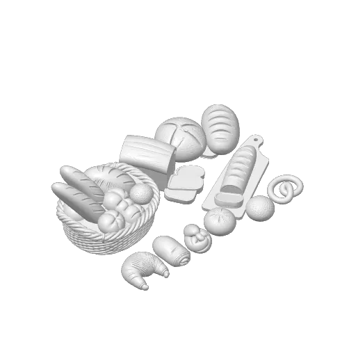 Bakery Bread & Pastry Set, photo 4 of 4 - Bakery Bread & Pastry Set Miniatures