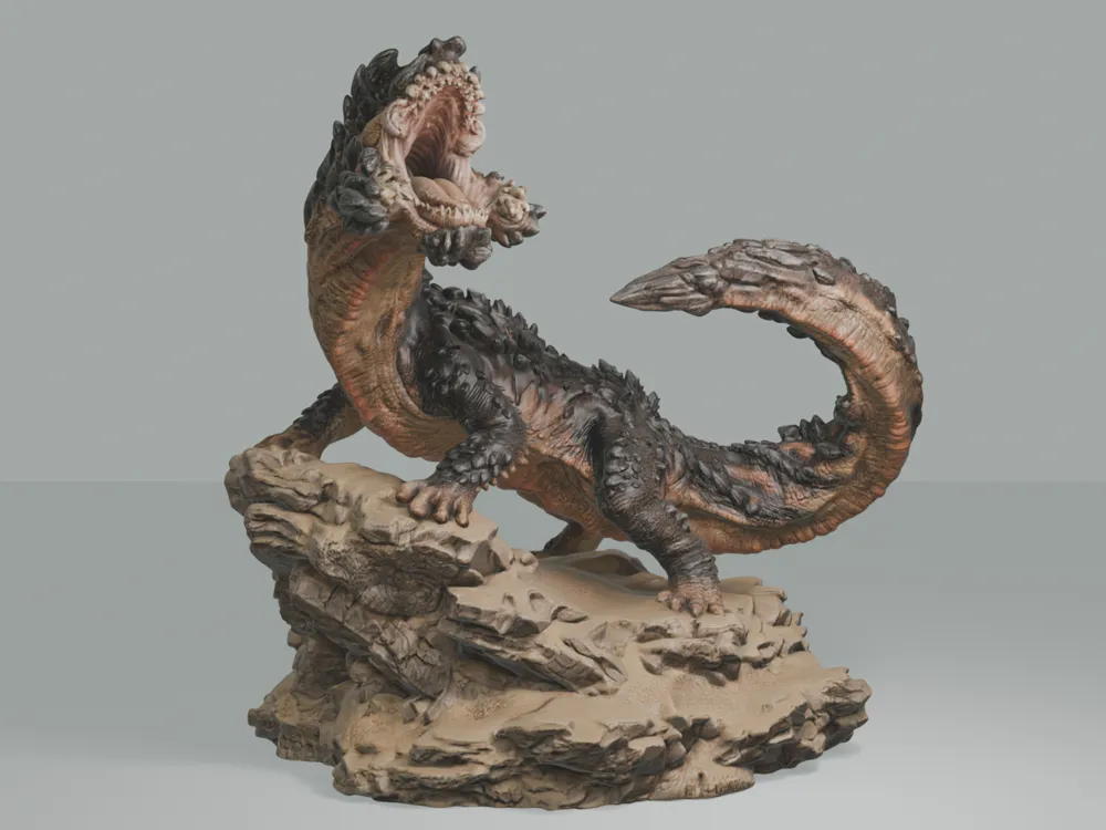 Monster Hunter Diorama #046, photo 3 of 4 - Monster Hunter Diorama #046 Miniatures