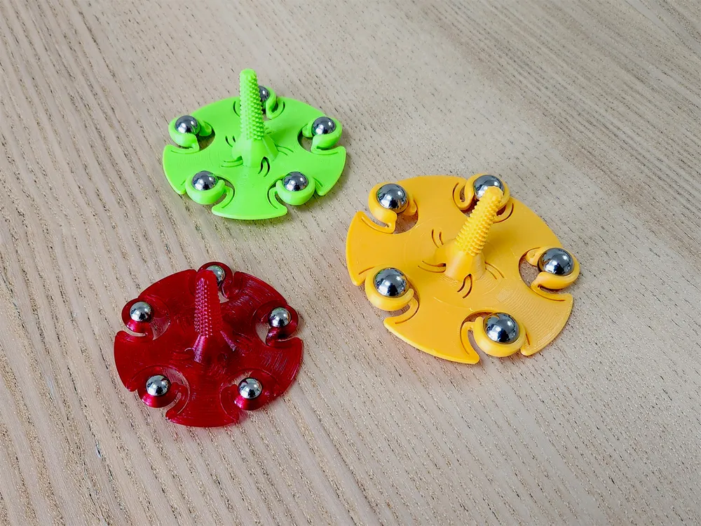 Ball Bearing Spinning Top - 3 Sizes (8/10/12mm), photo 2 of 5 - Spinning Tops & Classic Toys, Fidget
