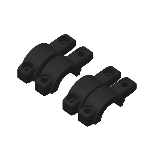 Barkbuster hand protector clamp for fatboy bars, photo 3 of 3 - Barkbuster hand protector clamp for fatboy bars Tools & Workshop