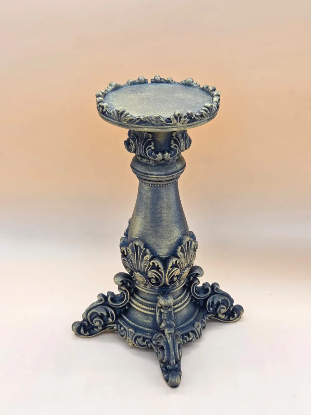 Baroque Candlestick for LED Candles, photo 2 of 5 - Taper & Candlestick Holders, candle holder