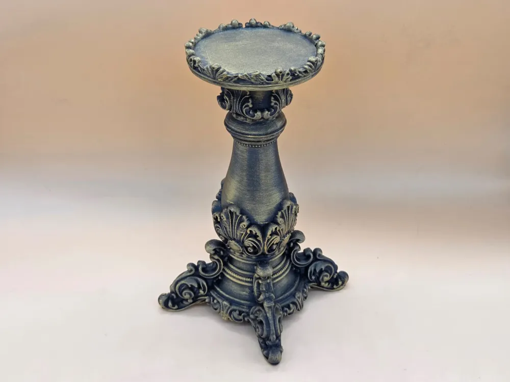 Baroque Candlestick for LED Candles, photo 3 of 5 - Taper & Candlestick Holders, candle stand