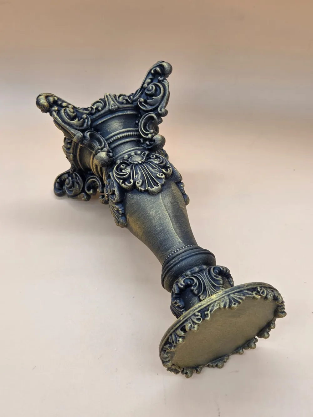 Baroque Candlestick for LED Candles, photo 4 of 5 - Taper & Candlestick Holders, pillar candle