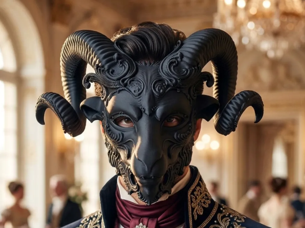 Baroque Faun Mask - The Wild Spirit Console