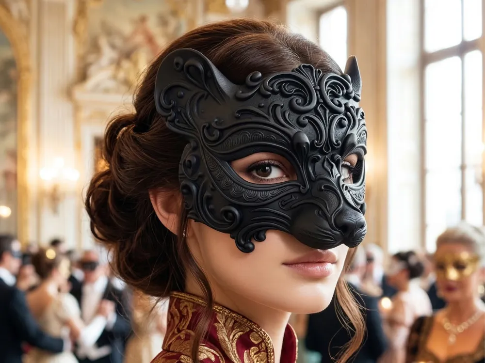 Baroque Mouse Mask - Ornate Sylvan Curiosity