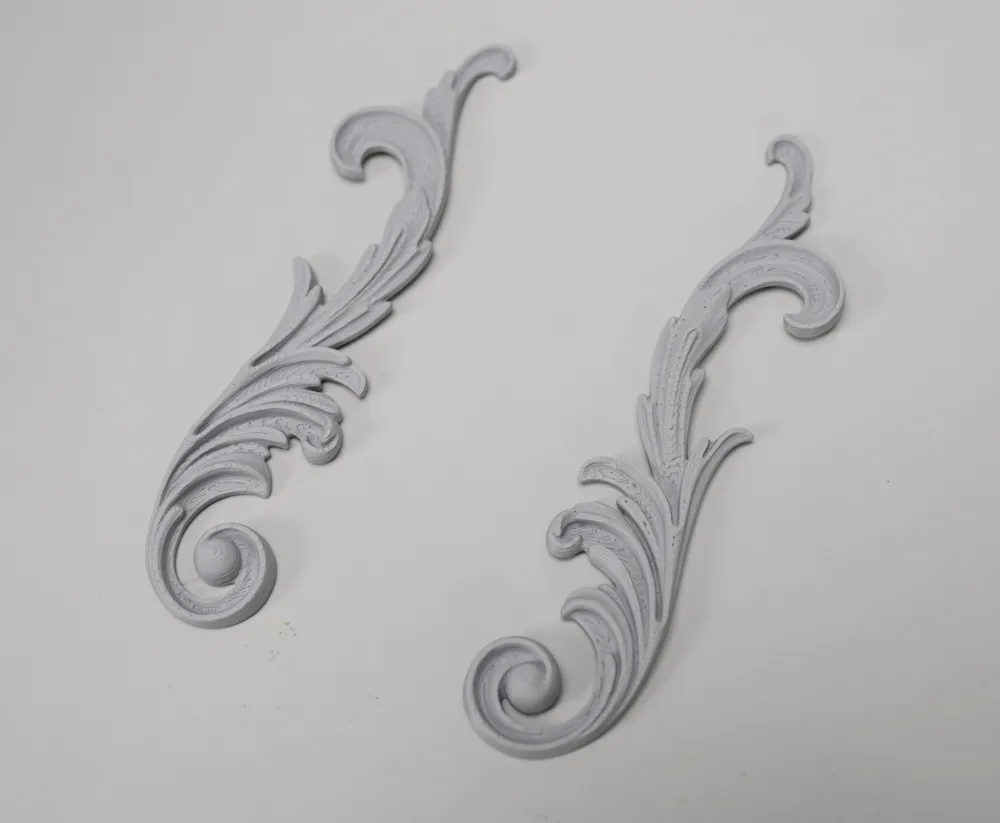 Baroque Scroll Ornament, Elegant Decorative, photo 2 of 5 - Seasonal & Festive Decor, rococo