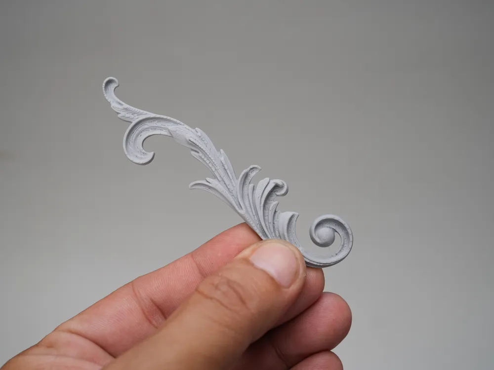 Baroque Scroll Ornament, Elegant Decorative, photo 4 of 5 - Seasonal & Festive Decor, scroll frame