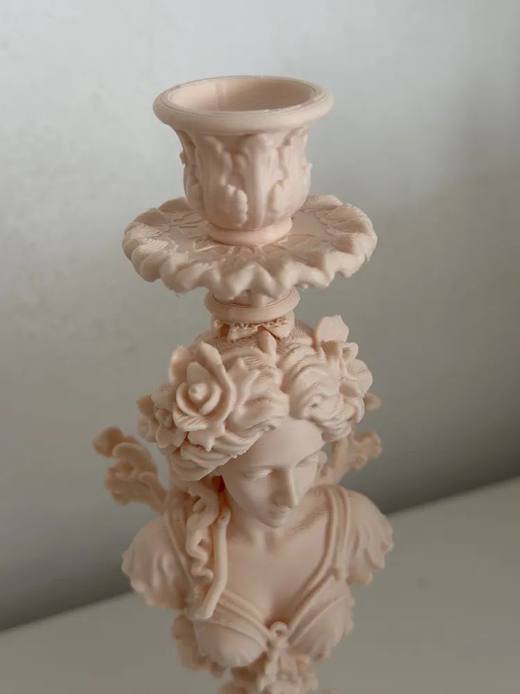 Baroque Woman Candle Holder, photo 3 of 4 - Baroque Woman Candle Holder Home Decor Items