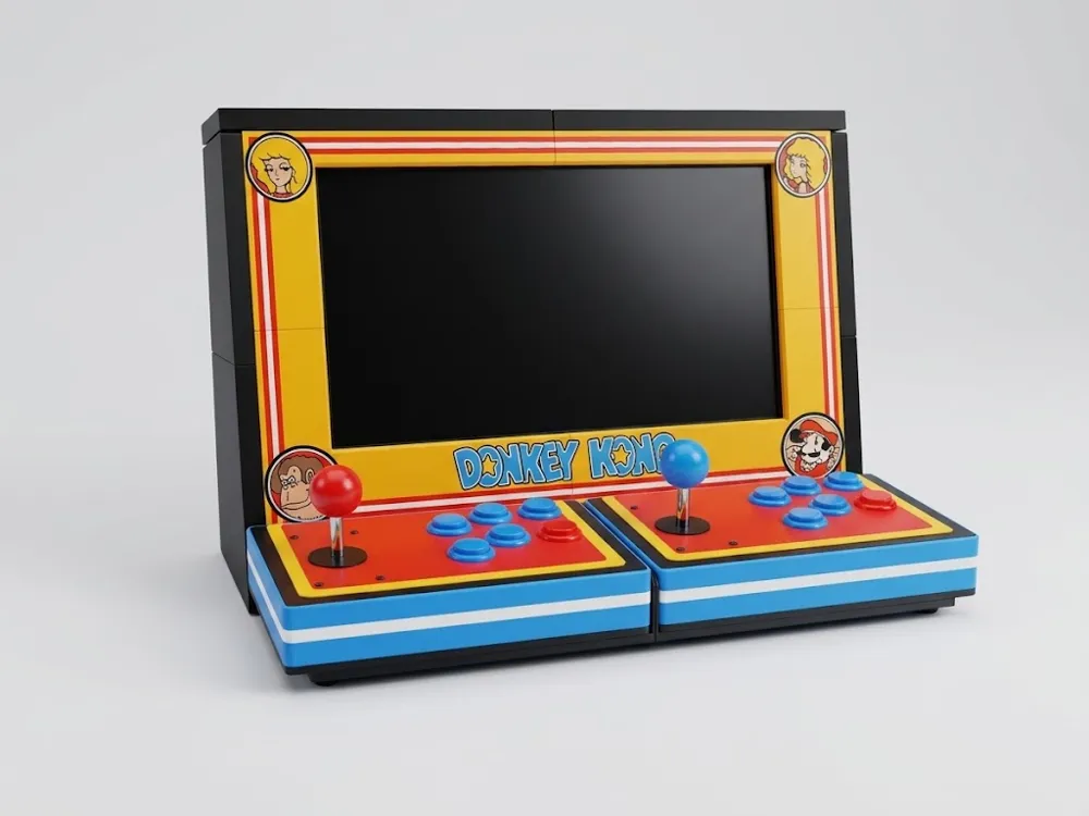 Bartop Arcade Cabinet 15.6" VESA Monitor, photo 2 of 4 - Bartop Arcade Cabinet 15.6" VESA Monitor Desk & Office