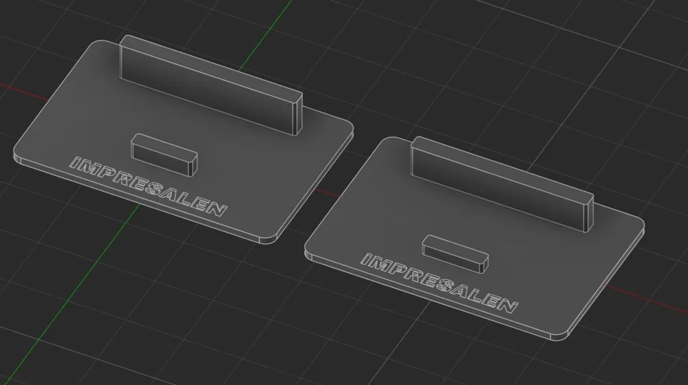 Base for business cards or QR codes, photo 4 of 4 - Base for business cards or QR codes Tools