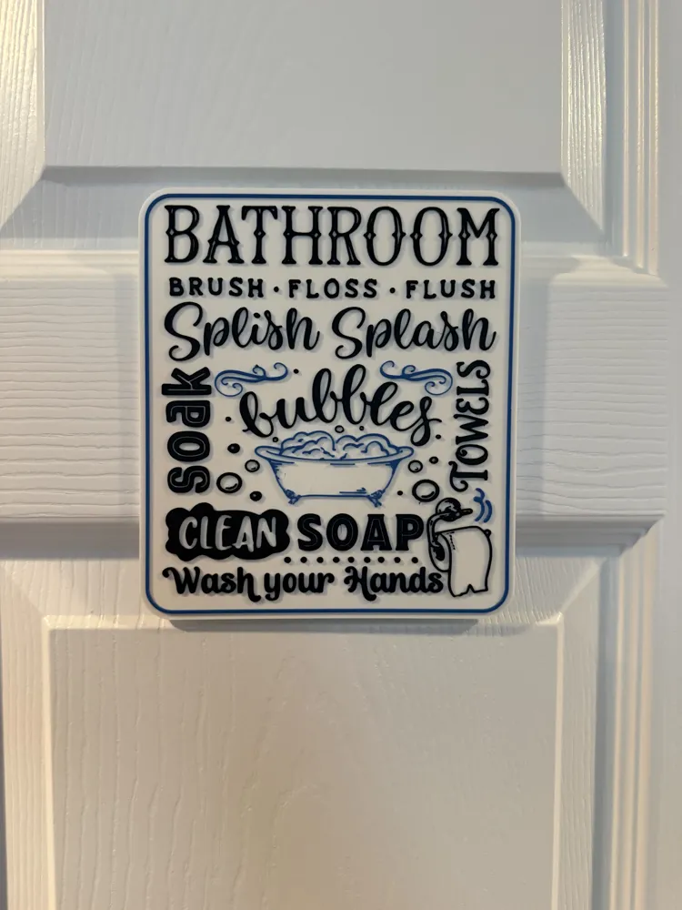 BATHROOM HUMOR SIGNS, photo 2 of 4 - BATHROOM HUMOR SIGNS Bath & Personal Care