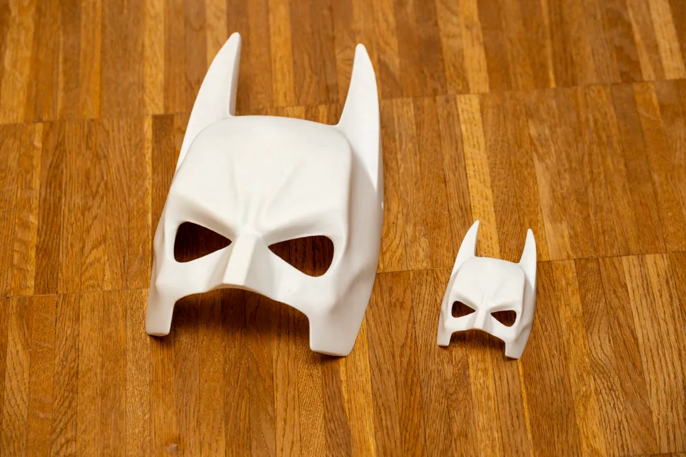 Batman Mask, Kid-Sized Superhero, photo 3 of 4 - Batman Mask, Kid-Sized Superhero Props & Cosplay