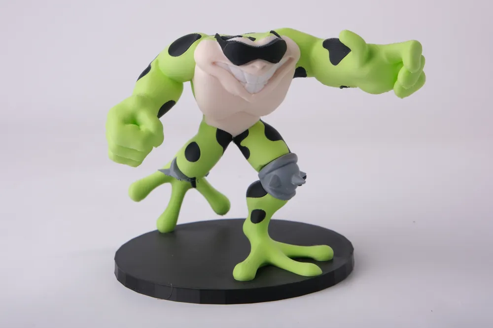 Battletoads Rash, Retro Game Collectible Figurine, photo 3 of 4 - Battletoads Rash, Retro Game Collectible Figurine Art