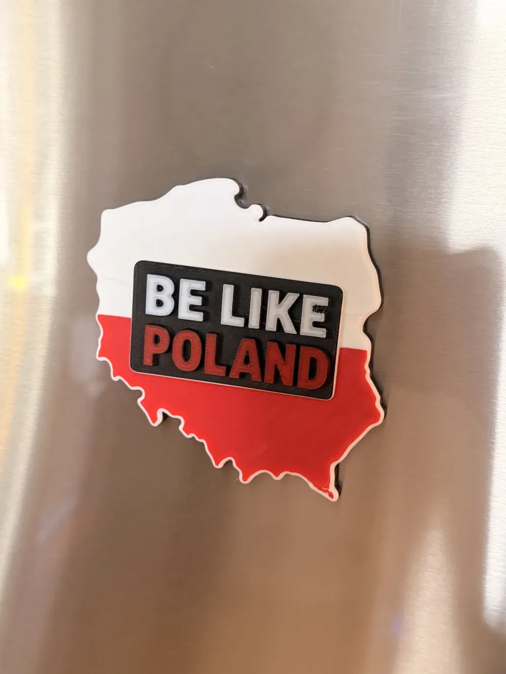 Be Like Poland, Poland Map Fridge Magnet, photo 4 of 4 - Be Like Poland, Poland Map Fridge Magnet Kitchen & Dining