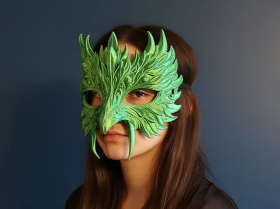 Beautiful owl mask