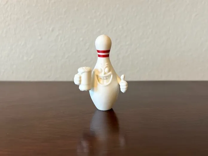 Beer Mug and Thumbs Up Bowling Pin