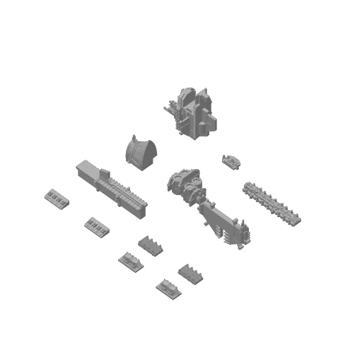 BFG Imperial Navy Oberon Class Battleship, another view - Model Ships & Boats, 40k