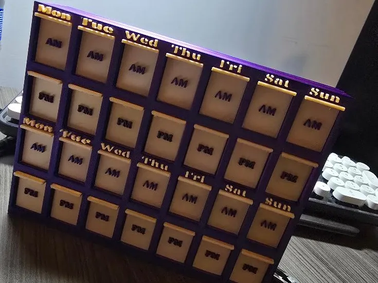 Bi Weekly Medicine Organizer