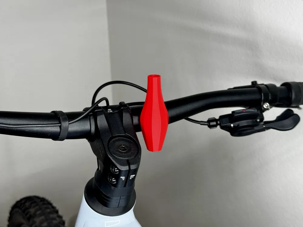 Bicycle Handlebar Flower Vase, photo 2 of 4 - Bicycle Handlebar Flower Vase Household