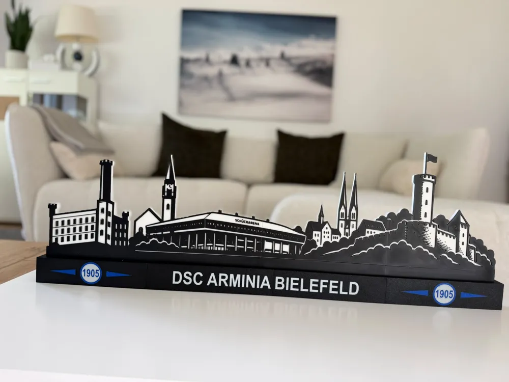Bielefeld Skyline, DSC Arminia Bielefeld, photo 4 of 4 - Bielefeld Skyline, DSC Arminia Bielefeld Home Decor Items