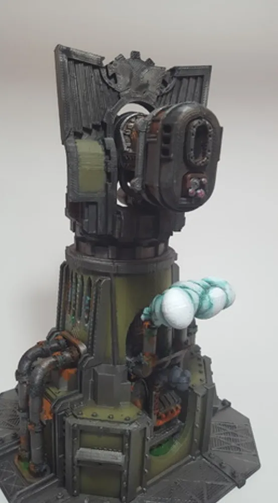 BigBoy Plasma Cannon Terrain and anti Heresy Boom!, photo 3 of 4 - BigBoy Plasma Cannon Terrain and anti Heresy Boom! Miniatures