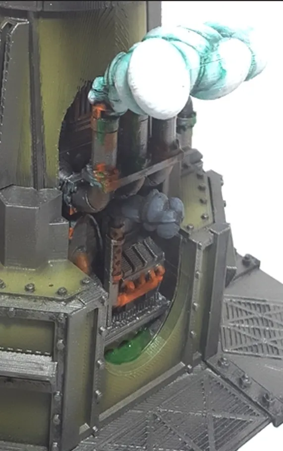 BigBoy Plasma Cannon Terrain and anti Heresy Boom!, photo 4 of 4 - BigBoy Plasma Cannon Terrain and anti Heresy Boom! Miniatures