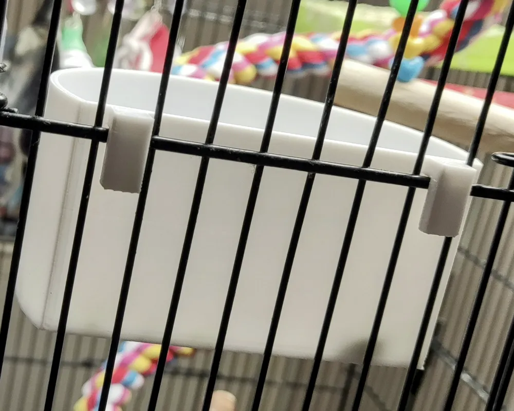Bird Cage Feeder Dish, photo 3 of 4 - Bird Cage Feeder Dish Pets