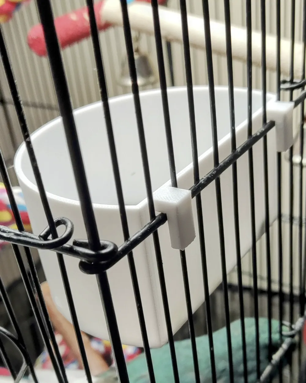 Bird Cage Feeder Dish, photo 4 of 4 - Bird Cage Feeder Dish Pets