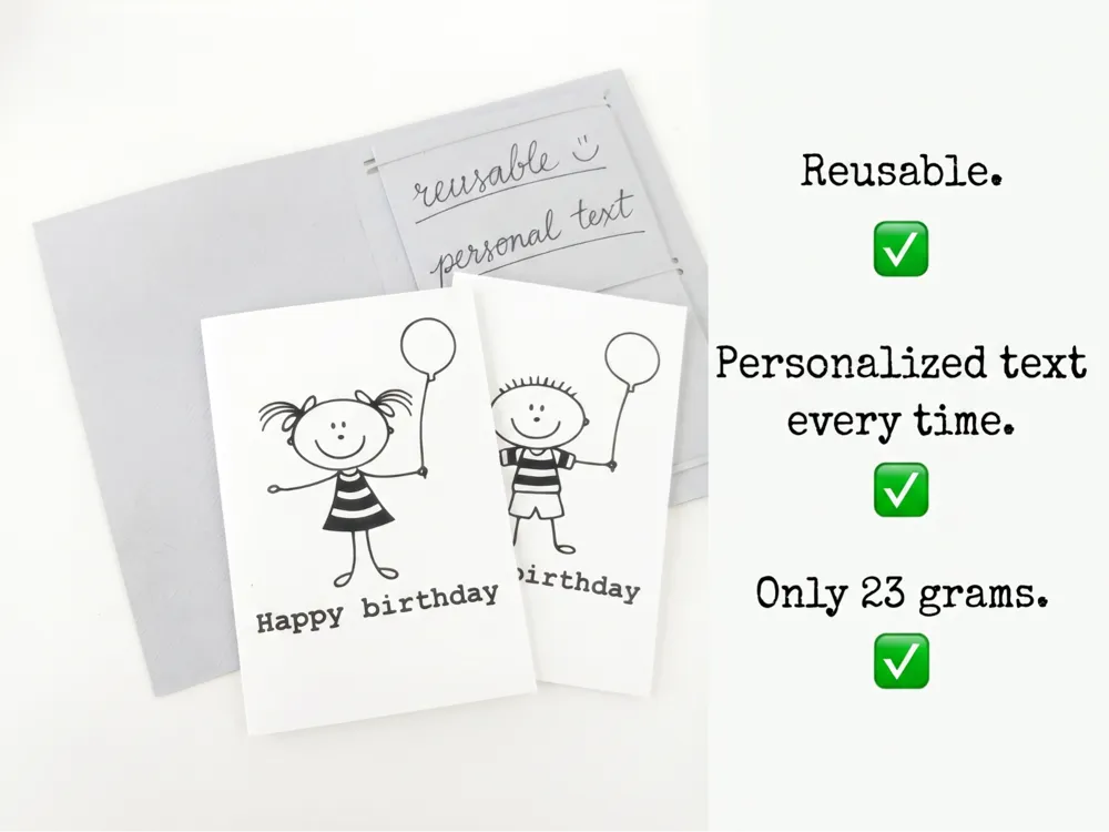 Birthday card Reusable. - Birthday Gifts, in stock in India