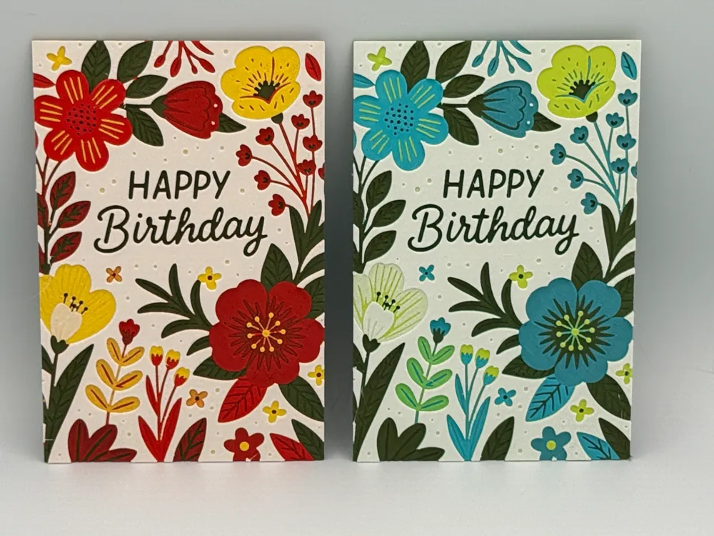 Birthday Greeting Card/Sign Hueforge