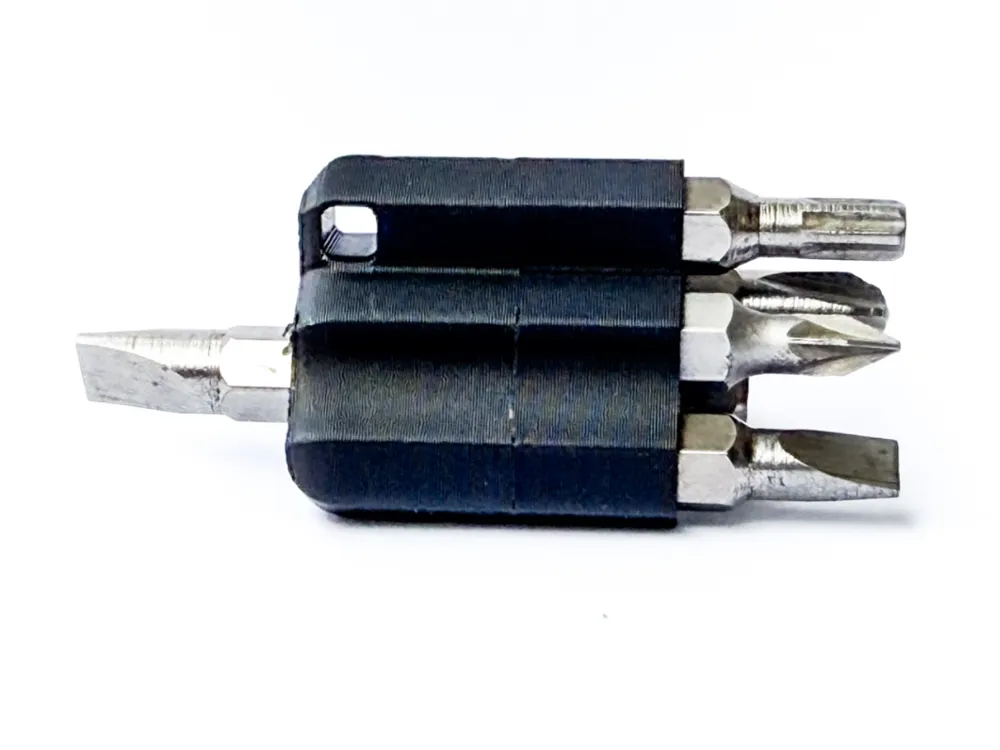 Multitool Bit Holder Keychain