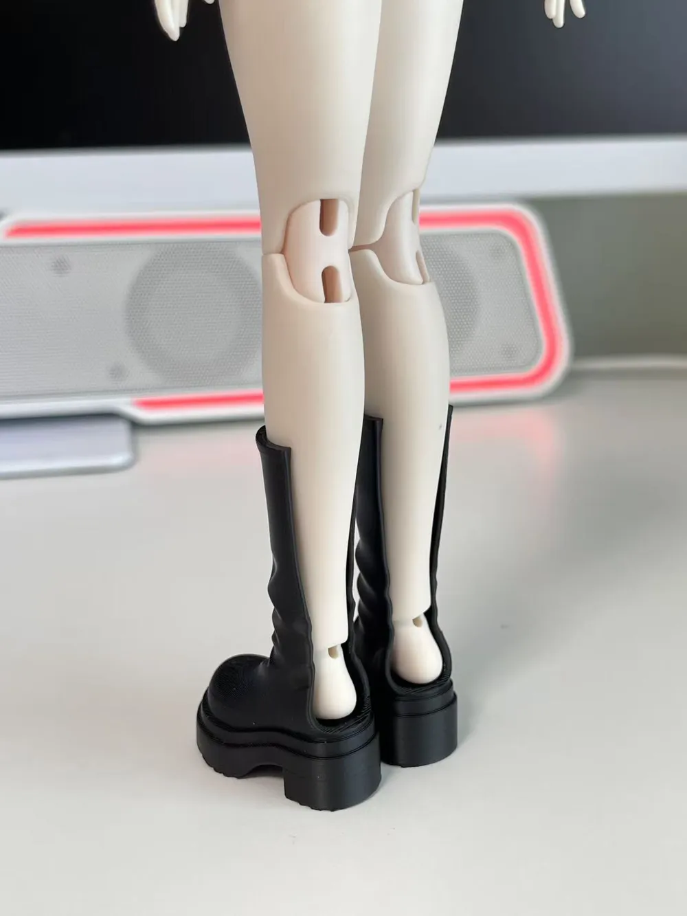 Platform Boots for BJD Dolls, photo 2 of 4 - Platform Boots for BJD Dolls Miniatures
