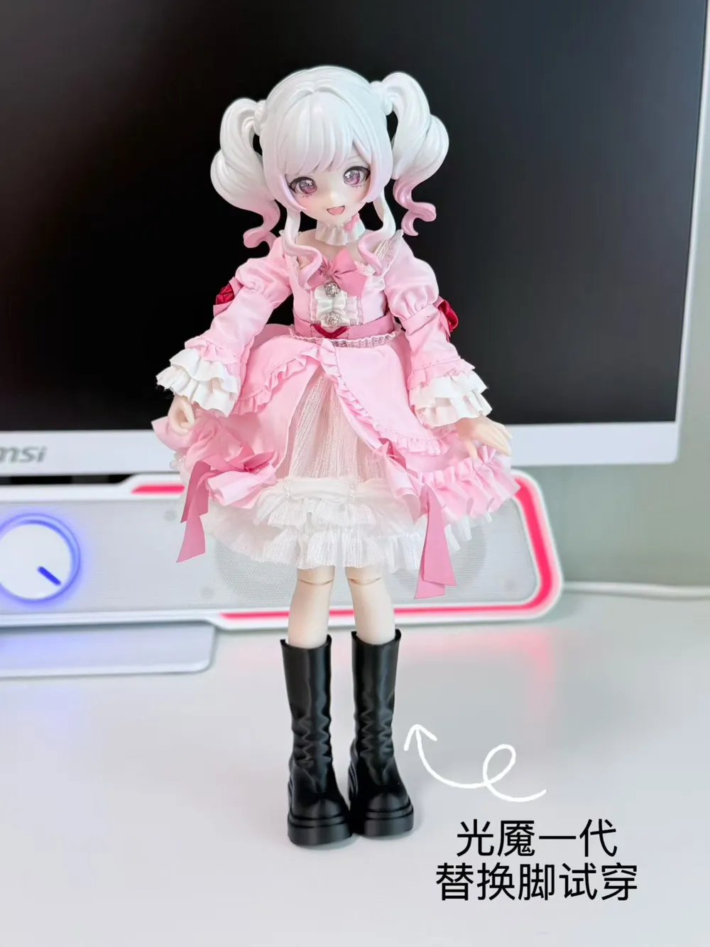 Platform Boots for BJD Dolls, photo 4 of 4 - Platform Boots for BJD Dolls Miniatures