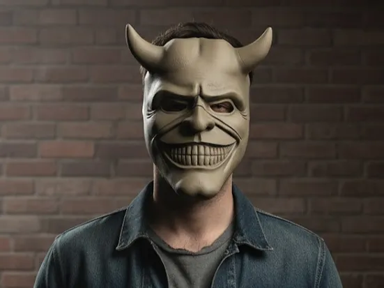 Black Phone Mask