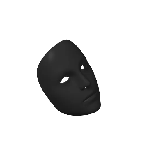 Blank Mask, photo 4 of 4 - Blank Mask Props & Cosplay