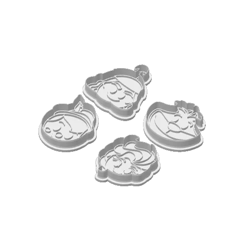 Blitz Character Cookie Cutter Stamp Pack 10, photo 3 of 3 - Blitz Character Cookie Cutter Stamp Pack 10 Household