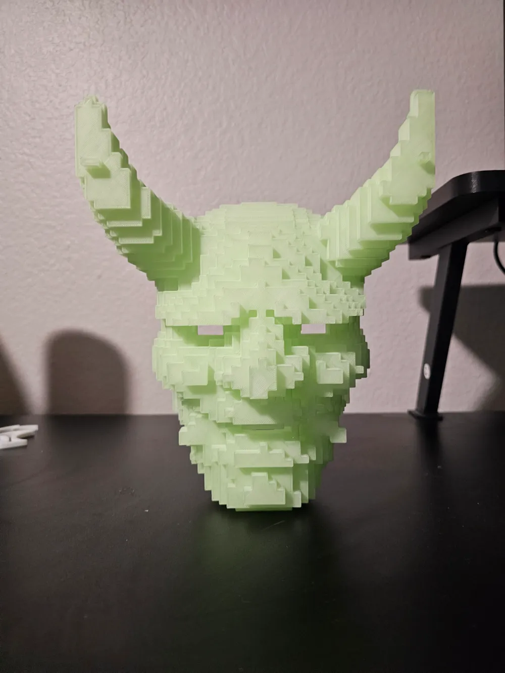 Blocky Devil Mask, photo 3 of 4 - Blocky Devil Mask Props & Cosplay
