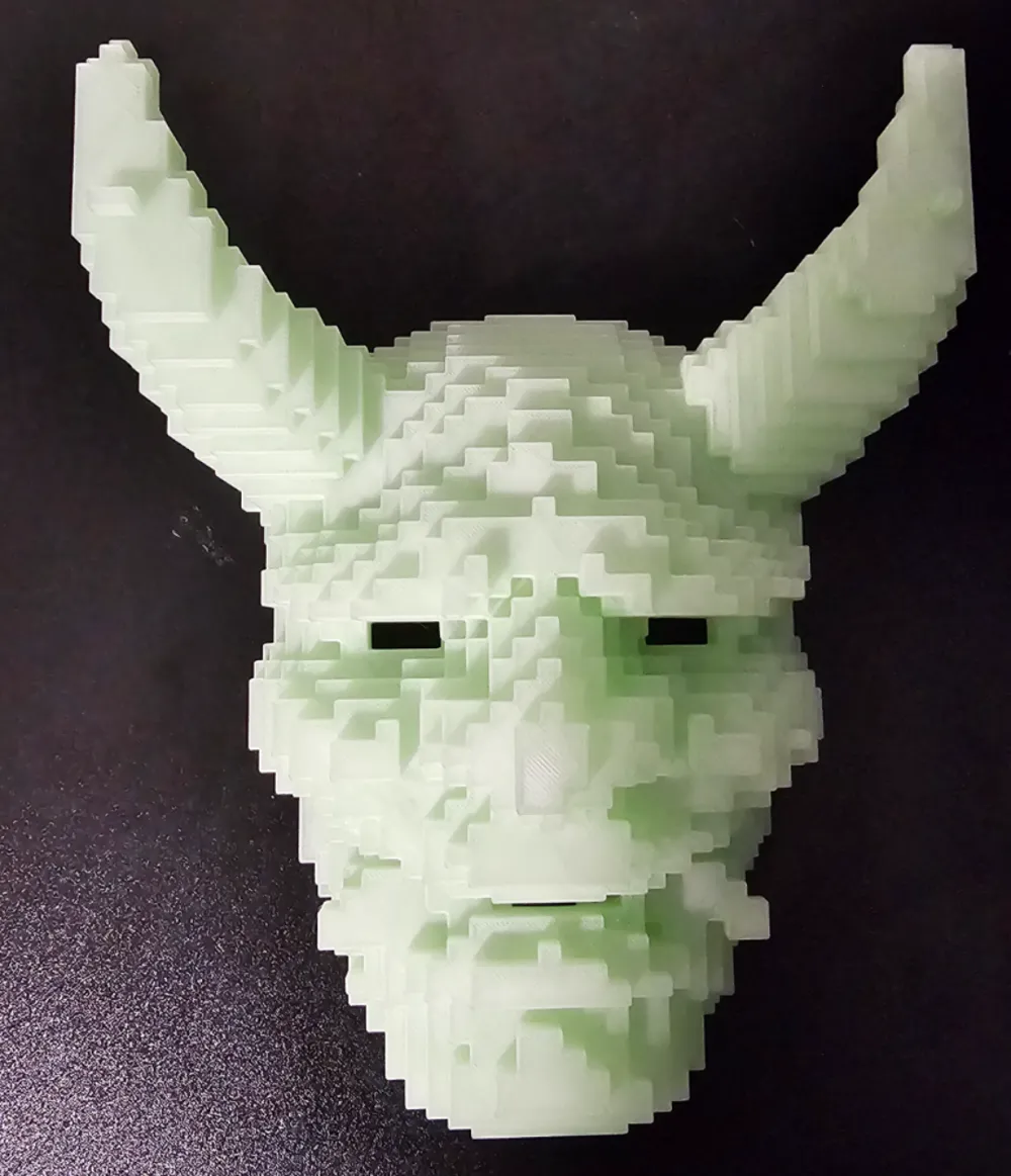 Blocky Devil Mask