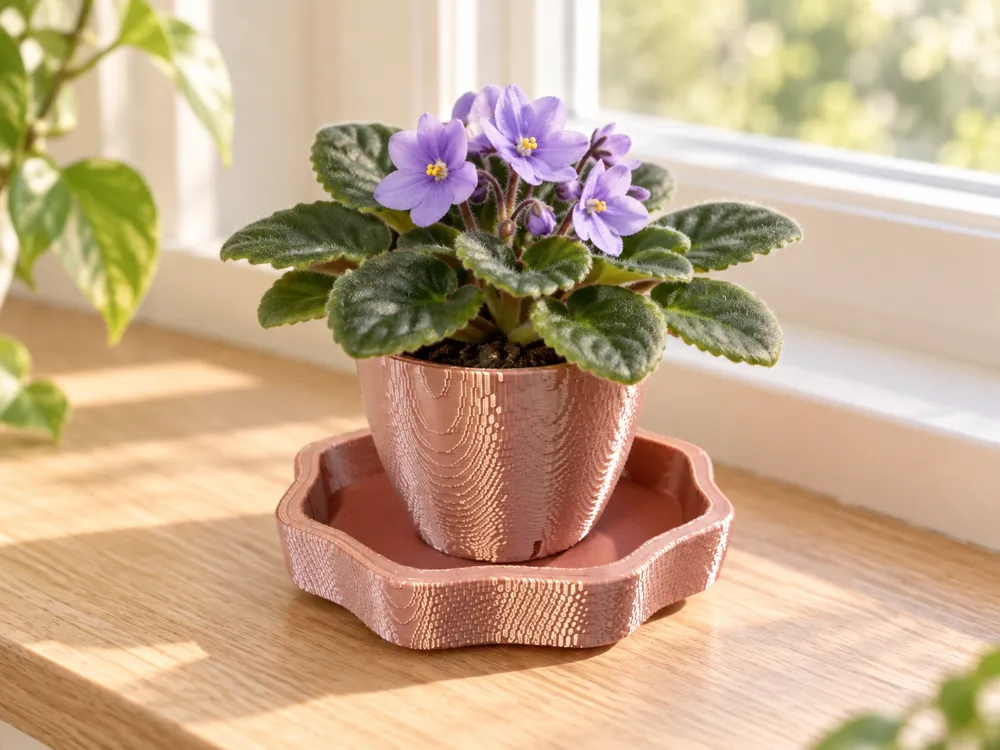 Blossom Bottom-Watering Pot, photo 4 of 4 - Blossom Bottom-Watering Pot Garden & Outdoor