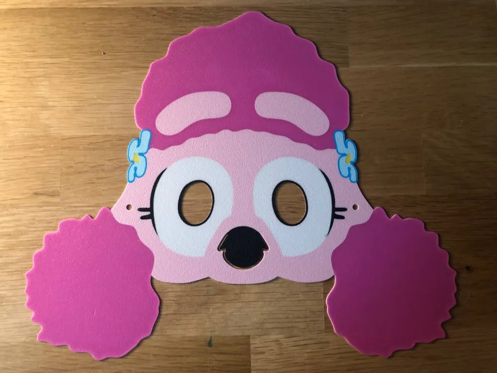 Bluey Mask for Kids, photo 4 of 4 - Bluey Mask for Kids Props & Cosplay