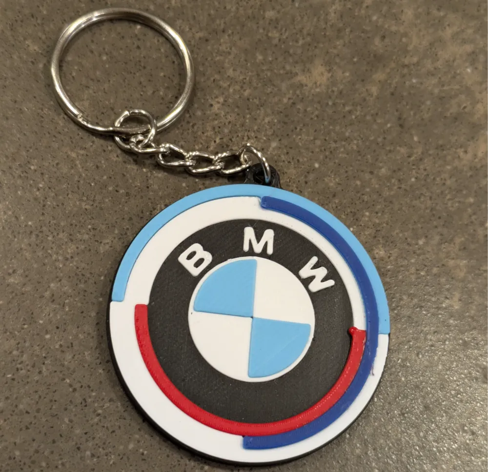 BMW 50° anniversary Keychain, photo 3 of 4 - BMW 50° anniversary Keychain Art
