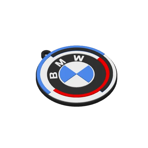 BMW 50° anniversary Keychain, photo 4 of 4 - BMW 50° anniversary Keychain Art