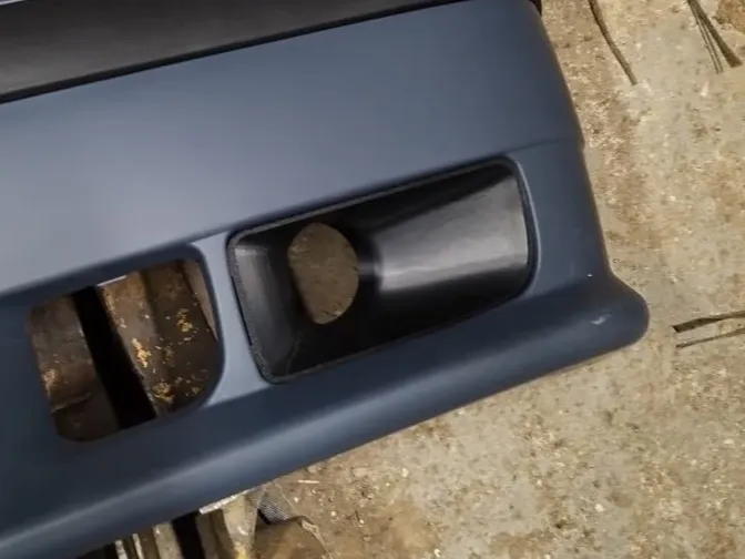 BMW E36 brake air duct bumper brake air guide