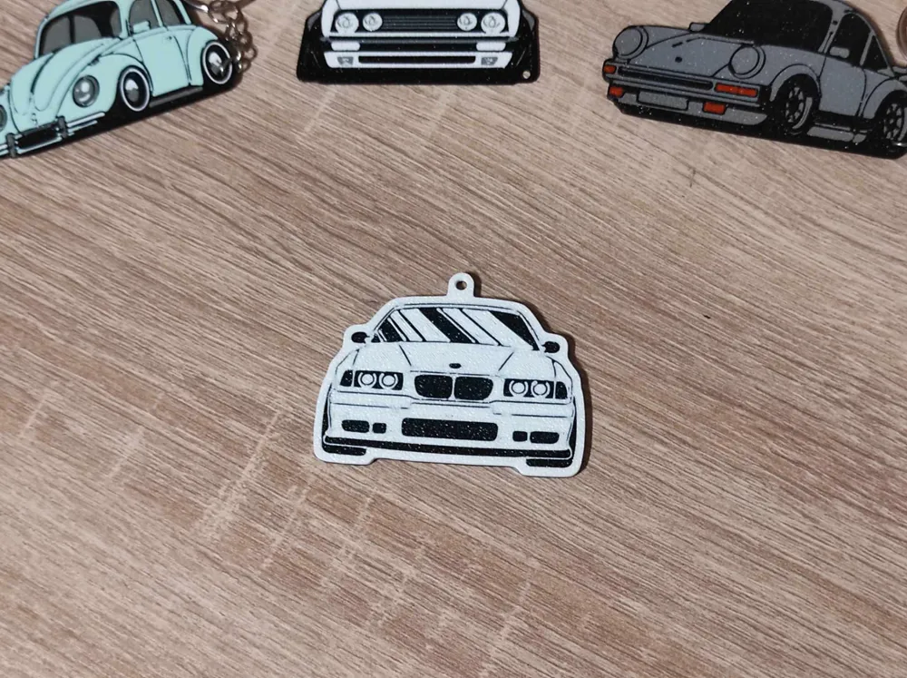 Bmw E36 Keychain, photo 2 of 4 - Car Brand Keychains, bmw 50 years