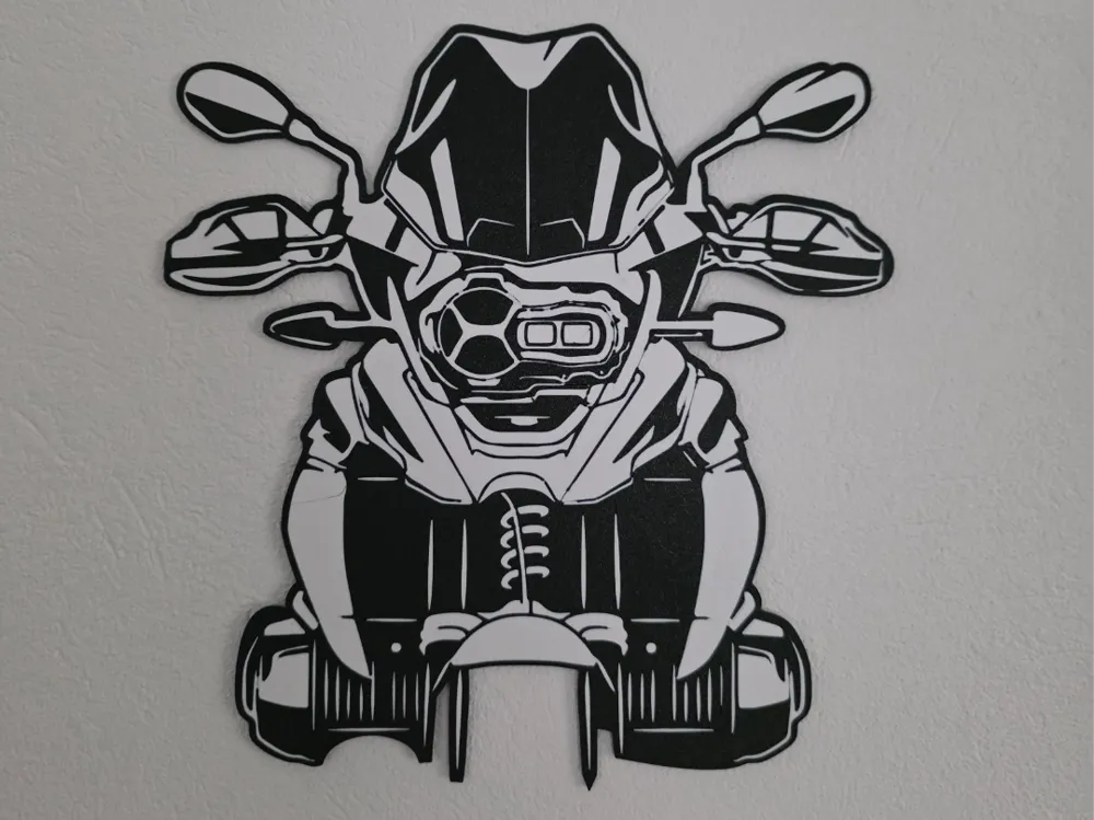 BMW GS Wandbild